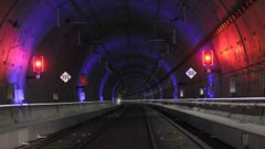 El t�nel de alta velocidad que conecta las estaciones de Chamart�n y Atocha