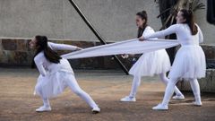 Espect�culo  Xela Arias fala coa natureza  do grupo Especialistas H�pica Celta, na Valenz� (Barbad�s)