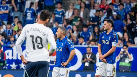 Las mejores im�genes del Real Oviedo ante el Real Madrid