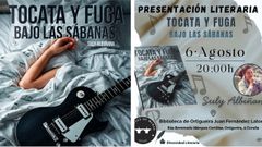 Portada y cartel de presentaci�n del libro que firma Suly Albi�ana
