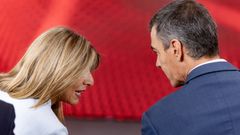 Yolanda D�az y Pedro S�nchez, en un acto el pasado 21 de septiembre.