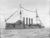 El barco brit�nico atrac� en la bah�a coru�esa; concretamente, frente a playa de Mera. 