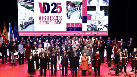 Imagen de archivo de la gala de los Vigueses Distinguidos