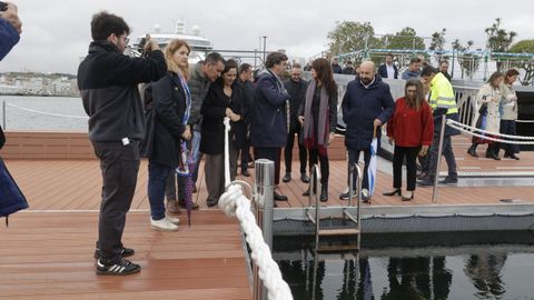 Inauguración y puesta en sevicio de la plataforma náutica de O Parrote, en A Coruña