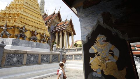 Templo del Buda Esmeralda, en Bangkok.