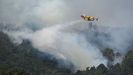 Incendio forestal en A Franqueirán (Ribadavia).