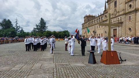 La ceremonia incluy desfiles militares y un homenaje a los cados