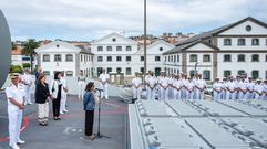 Visita de despedida de la ministra de Defensa a la fragata M�ndez N��ez