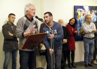 Emilio G�mez, Alfonso Costa y Jos� Blanco presentaron la exposici�n