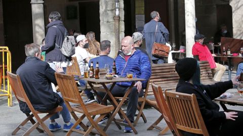 Reapertura de terrazas en Pontevedra