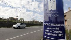 El hermanamiento con Cuxhaven est� se�alado hasta en los monolitos que marcan los l�mites de Vilanova.