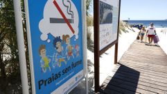 Major, en Sanxenxo, es uno de los arnales del programa Praias Sen Fume