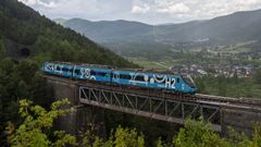 El tren de hidrgeno circul ya por vas de Aragn el pasado 6 de junio