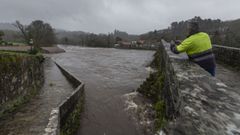 Temporal: r�o Tambre en Pontemaceira