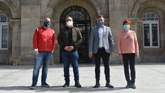 Miembros de la Diputacin de Lugo se reunieron con integrantes de Coalicin por el Bierzo