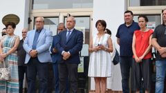 Imagen de la concentraci�n que tuvo lugar este mediod�a frente al consistorio