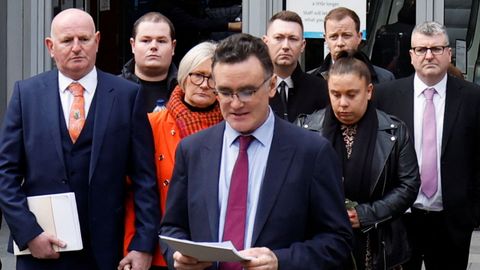 Richard Scorer, el abogado de once familias de v�ctimas del atentado del Manchester Arena.