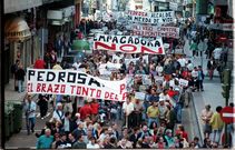 El 5 de junio de 1998 miles de pontevedreses rechazaron la empacadora de Vilaboa. 