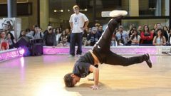 Uno de los participantes en el certamen Santiago Street Battles del a�o pasado. 