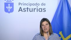 La vicepresidenta del Principado, Gimena Llamedo