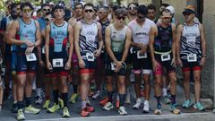 El triatln de Allariz tuvo que ser duatln