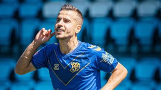El delantero del Europa, rival del Celta Fortuna en el playoff de ascenso, Jordi Cano.