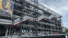 La fachada del Centro Pompidou de Pars.