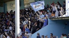�B�scate en la grada de Barra�a en el partido que enfrent� al Boiro con el Mutilvera!