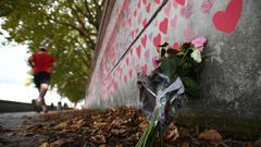 Homenaje a las v�ctimas por el covid en el Reino Unido, donde ha surgido la nueva variante
