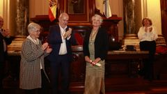 Dolores Barral Rivadulla ingres en el Instituto de Estudios Corueses Jos Cornide con un trabajo sobre la historia del convento de Santa Brbara