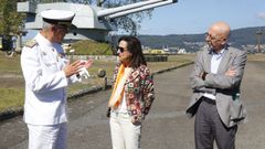 Margarita Robles en la inauguracin del curso acadmico de la Escola Naval Militar de Marn.