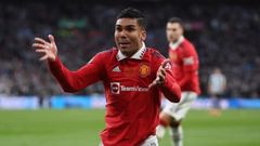 Casemiro.Casemiro con el Manchester United
