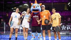 La pareja formada por el espa�ol Alejandro Gal�n y el argentino Federico Chingotto se proclam� campeona del torneo Gij�n Premier Padel P2 al derrotar en la final masculina a Arturo Coello y Agust�n Tapia por 7-5 y 7-6, mientras que en la categor�a femenina el t�tulo fue para Gemma Triay y Delfina Brea, que vencieron a Ariana S�nchez y Andrea Ustero por 6-4, 6-7 y 6-3