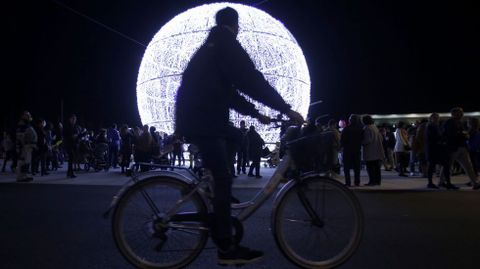 Luces de Navidad en A Corua: La Marina