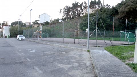 As� est� el entorno de las pistas polideportivas de A Canteira