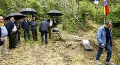 Homenaje a las v�ctimas de la batalla de Repil en su 65 aniversario, en una imagen de archivo