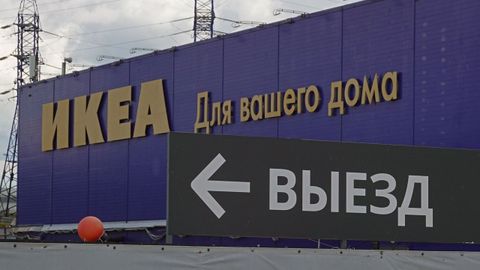 Una tienda rusa de Ikea, que ha reducido de forma dr�stica su actividad en Rusia
