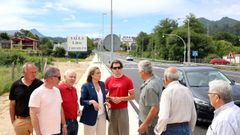 La vicepresidenta provincial, Luisa S�nchez, visit� las obras con vecinos