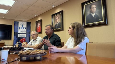 Rosa Pino, Javier Guerra y Carlos L�pez, de Cointega
