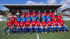 Foto oficial del equipo del segundo ascenso del Bergan a Segunda RFEF, que puede ser tambi�n el del segundo t�tulo en Tercera
