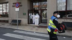 Celanova se convirti� en noticia tras los positivos en la residencia San Carlos