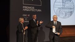 C�sar Portela recibi� el premio en una ceremonia celebrada en el Museo del Prado, en Madrid