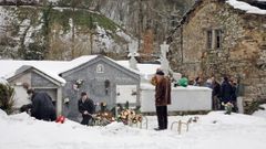 Entierro bajo cero en Cervantes