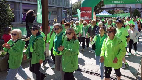 ANDAINA SOLIDARIA CONTRA EL CANCER ORGANIZADA POR LA ASOCIACION DE RIBEIRA