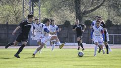 Imagen del encuentro entre el Noia y el Victoria