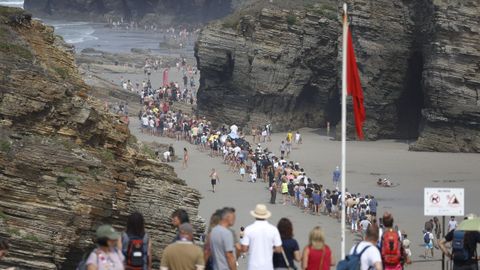 As Catedrais, en Ribadeo