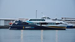 El primero de los nueve buques monocascos h�bridos contratados por la compa��a italiana Liberty Lines con Astilleros Arm�n