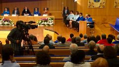 Emilio Rol�n y Erin Moure, honoris causa