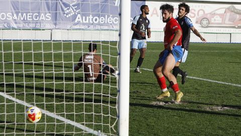 Gamarra vio en primera fila el tanto de Justino que abri el marcador
