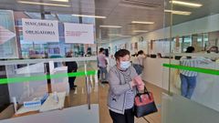 La medida solo se aplica en atenci�n primaria, en la foto, de archivo, centro de salud de A Parda